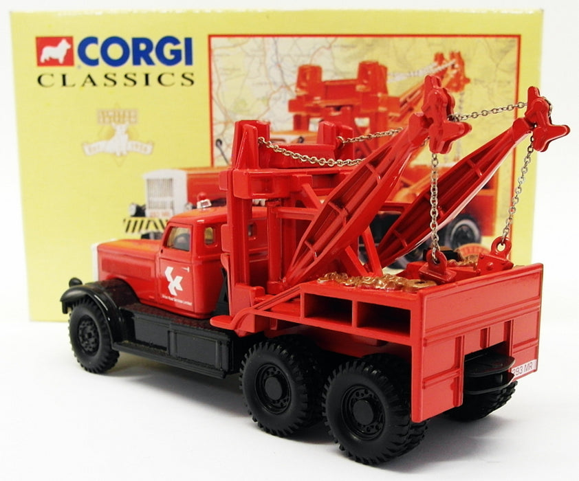 Corgi 1/50 Scale Diecast 55604 - Diamond T Wrecker BRS - Red