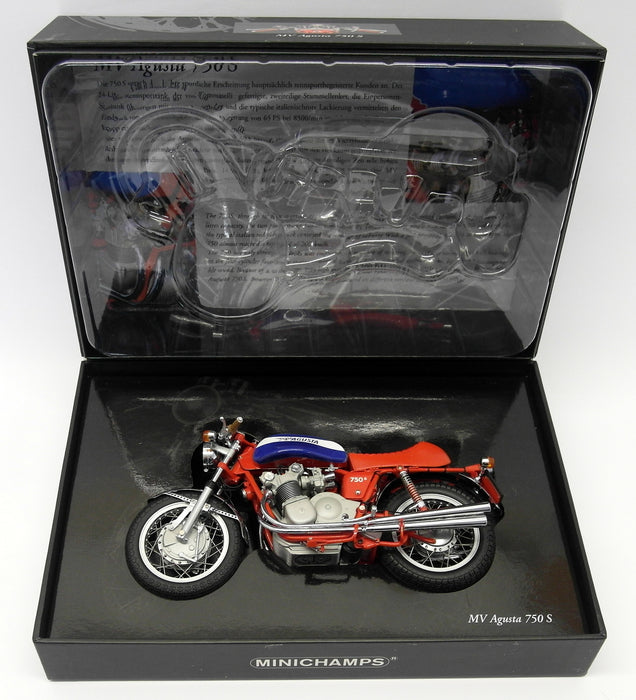 Minichamps 1/12 Scale Diecast - 122 121400 MV Agusta 750 S