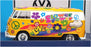Motor Max 1/24 Scale 79575 - Volkswagen Van - Flower Power