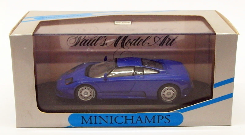 Minichamps 1/43 Scale Model Car 430 102110 - Bugatti EB 110 - Blue