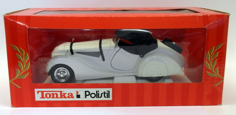 Polistil 1/16 Scale 01686 BMW 328 White Convertible / Roof up