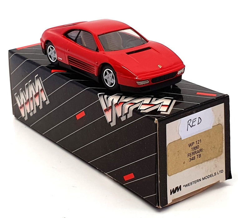 Western Models 1/43 Scale WP121 - 1990 Ferrari 348 TB - Red