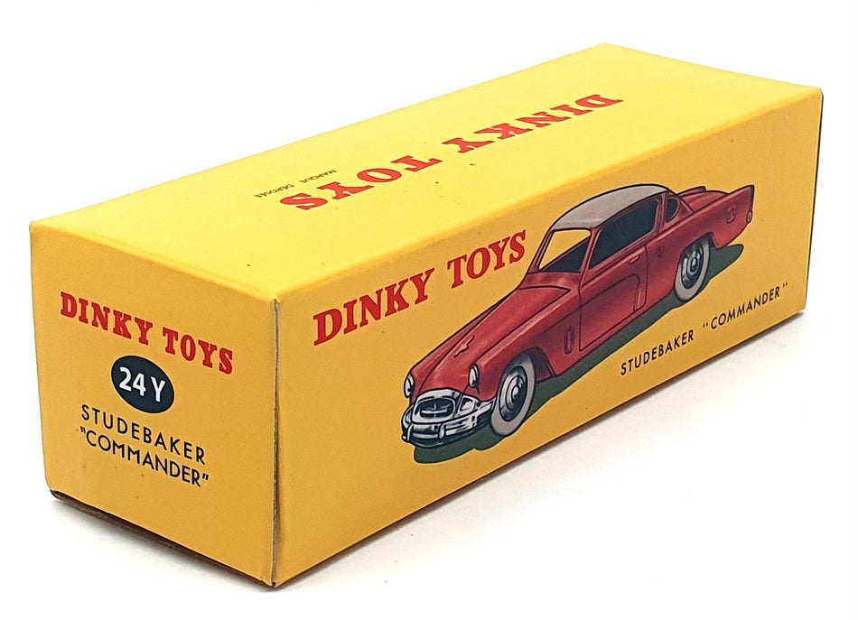 Atlas Editions Dinky Toys Appx 12cm Long 24Y - Studebaker Commander - Red/Tan