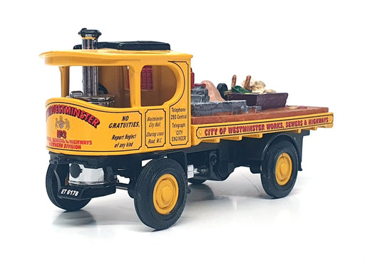 Matchbox Appx 10cm Long YAS10-M - 1918 Atkinson Steam Wagon City of Westminster