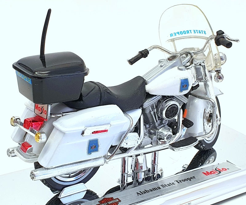 Maisto 1/18 Scale Motorcycle 39701 - Harley Davidson Alabama State Trooper