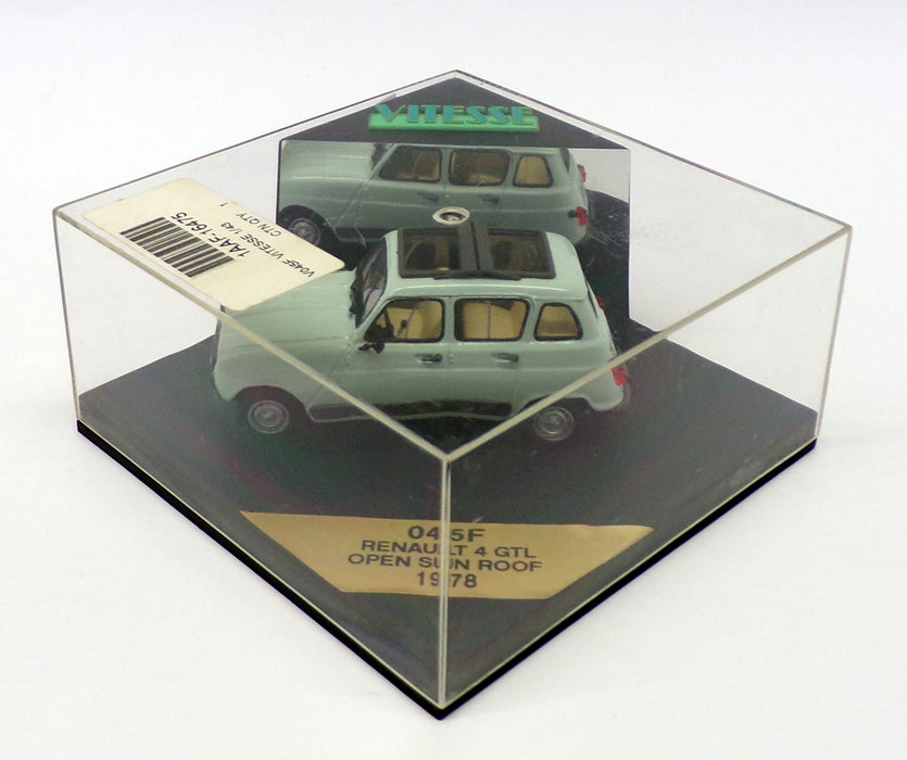 Vitesse 1/43 Scale 045F - 1978 Renault 4 GTL Open Sun Roof - Pale Green