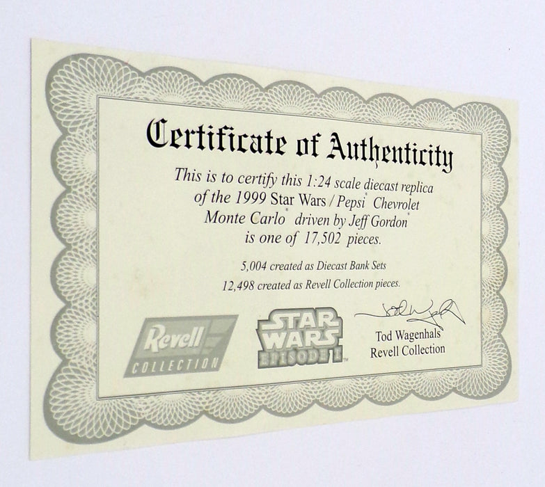 Revell 1/24 Scale RC249935077-2 - 1999 Star Wars/Pepsi Chevrolet Monte Carlo