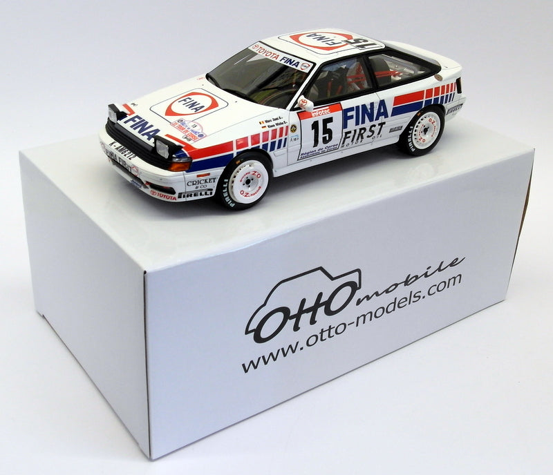 Otto 1/18 Scale Resin - OT727 Toyota Celica GT4 Tour De Corse 1991 M. Duez