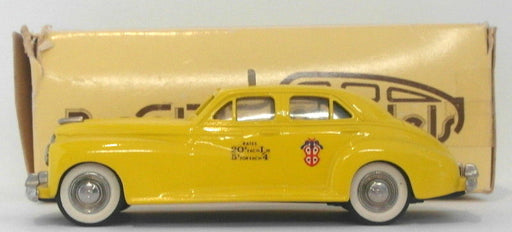 Brooklin 1/43 Scale BRK18 004  - 1941 Packard Clipper Taxi Yellow 1 Of 500