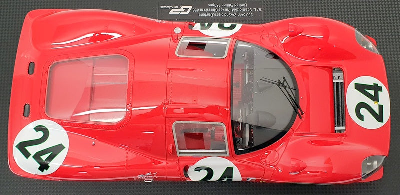 GP Replicas 1/12 Scale Model Car GP12 09B - 1967 Ferrari 330 P4 #2 24h Daytona