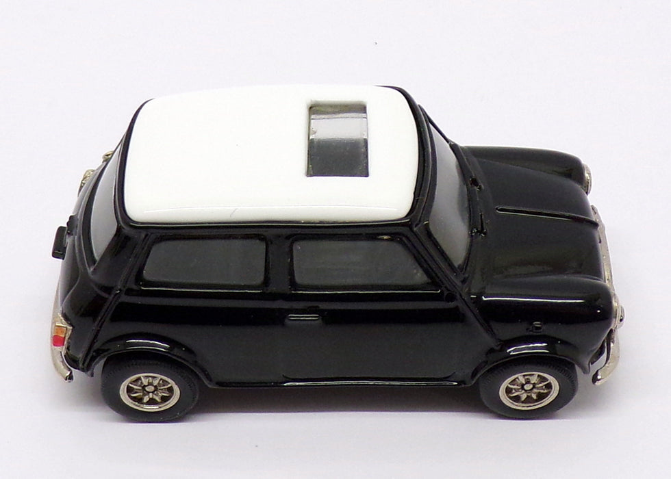 BMC 1/43 Scale BMC191119Z - Mini Cooper With Sunroof - Black/White