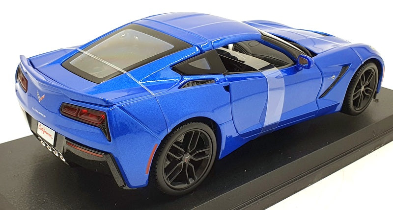 Maisto 1/18 Scale Diecast 46629 - 2014 Corvette Stingray Z51 - Blue