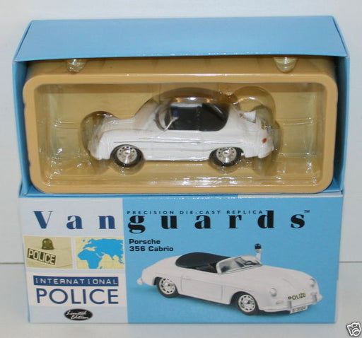 VANGUARDS 1/43 VA07901 PORSCHE 356 CABRIO AUTOBAHN POLIZEI STUTTGART