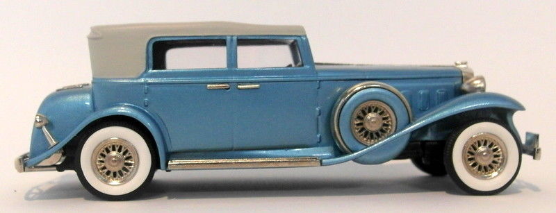 Brooklin 1/43 Scale BRK96A  - 1931 Marmon Sixteen 4Dr Conv  Sedan Met Blue/Grey