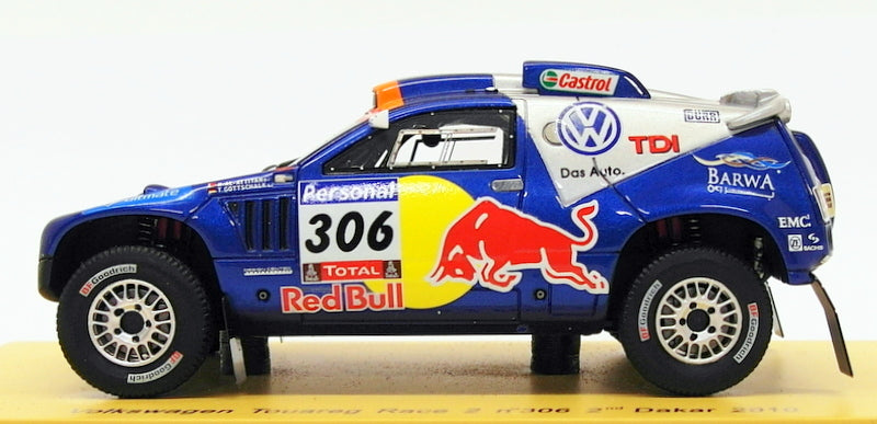 Spark 1/43 Scale S0827 - Volkswagen Touareg Race 2 - #306  2010