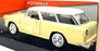 MotorMax 1/24 Scale Metal Model 73248 - 1955 Chevrolet Bel Air Nomad - Yellow