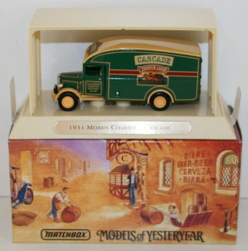 MATCHBOX GREAT BEERS OF THE WORLD YGB18 - 1931 MORRIS VAN - CASCADE
