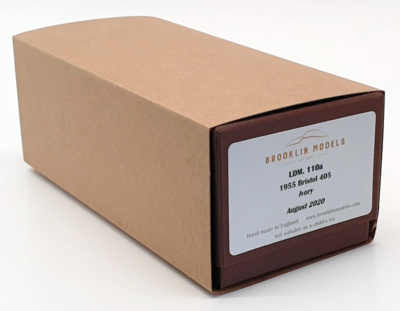 Lansdowne Models 1/43 Scale LDM110A - 1955 Bristol 405 - Ivory