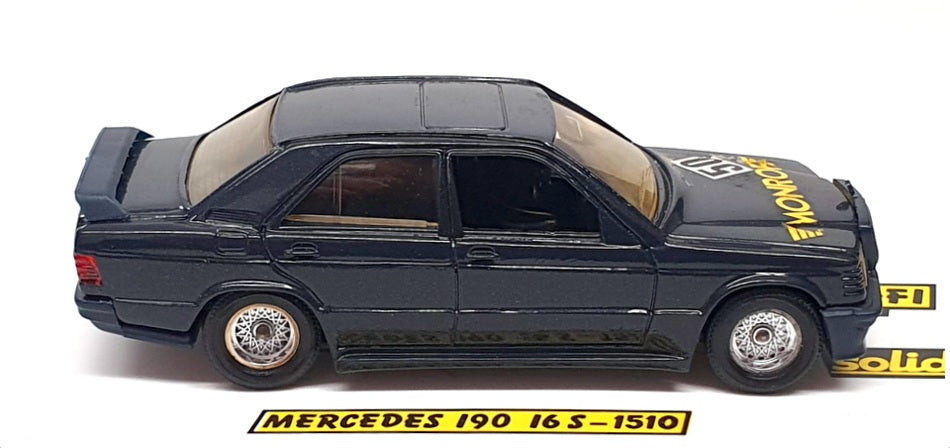 Solido 1/43 Scale 1510 - Mercedes Benz 190 16S Monroe #50 - Dk Blue