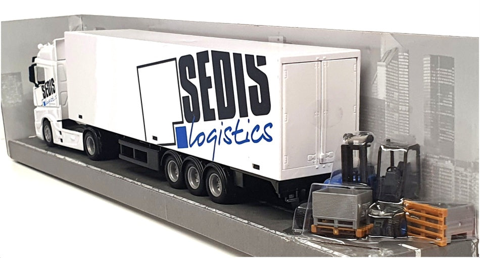 Burago 1/43 Scale 18-31471 - Mercedes Benz Actros Lift & Load - Sedis