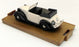 Brumm Models 1/43 Scale Diecast R83 - 1937-39 Fiat 508C Cabriolet - White