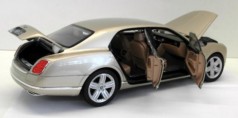 Rastar 1/18 Scale Diecast - 43800 Bentley Mulsanne Champagne Rastar 1/18 Scale Diecast - 43800 Bentley Mulsanne Champagne