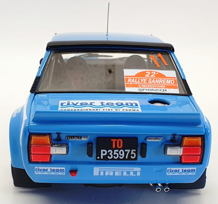 Kyosho 1/18 Scale Model Car 08376C - Fiat 131 Abarth 1983 Sanremo Rally