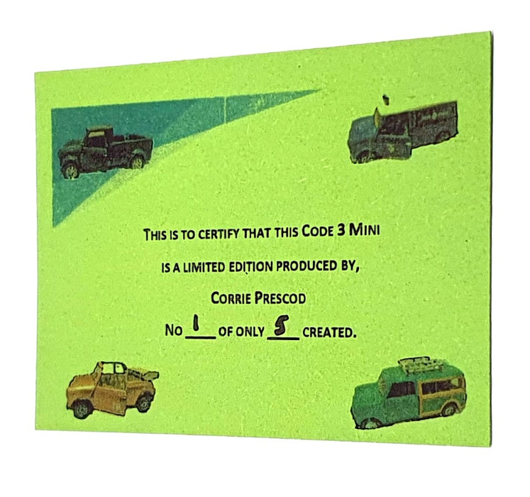 Corgi 1/36 Scale C3min25 - Mini Reworked Conversion - Pink