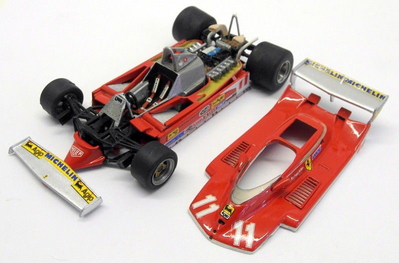 Scale Racing Cars 1/43 Scale built kit 15AUG4 Ferrari 312 T3 Monaco 79 Scheckter