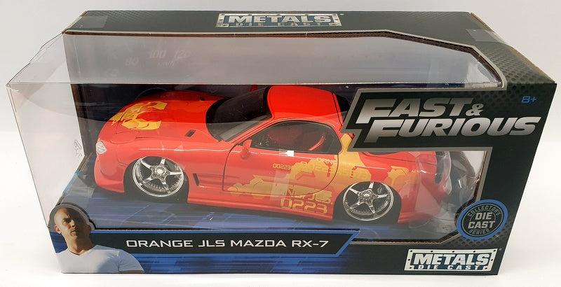 Jada 1/24 Scale - 30747 - Fast & Furious Orange JLS Mazda RX-7