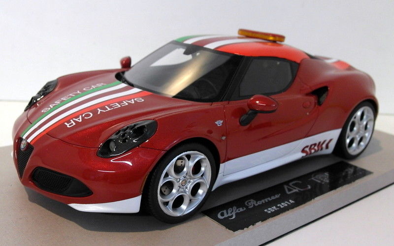 To Marques 1/18 Scale Resin - TOP011 Alfa Romeo 4C SBK Pace Car Red