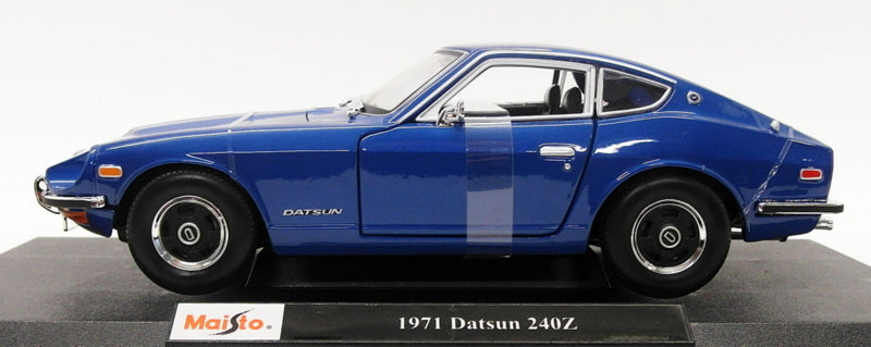 Maisto 1/18 Scale Diecast 46629 - 1971 Datsun 240Z - Metallic Blue