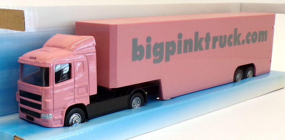 Corgi 1/64 Scale Diecast TY86657 - Scania Isabelle Box Truck - Big Pink