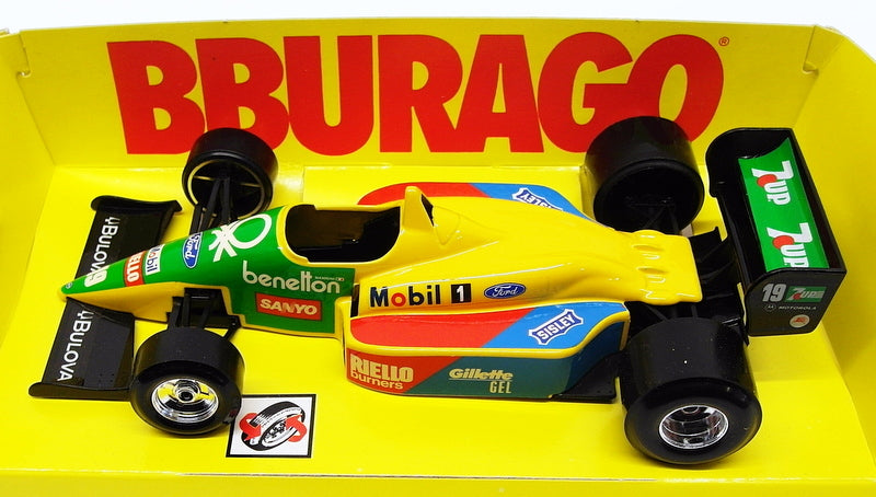 Burago 1/24 Scale Diecast Model Car 6102 - F1 Benetton Ford #19