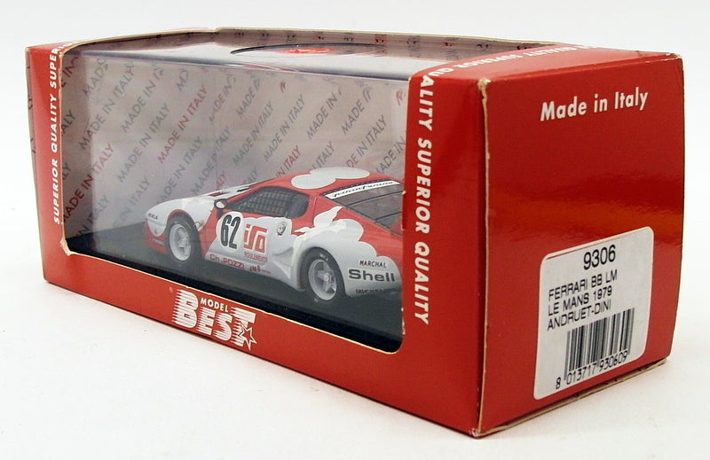 Best 1/43 Scale 9306 - Ferrari BB LM Le Mans 1979 - Andruet - Dini