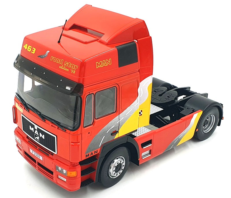 Model Car Group MCG 1/18 Scale Model Truck MCG18135 - MAN F2000 - Red