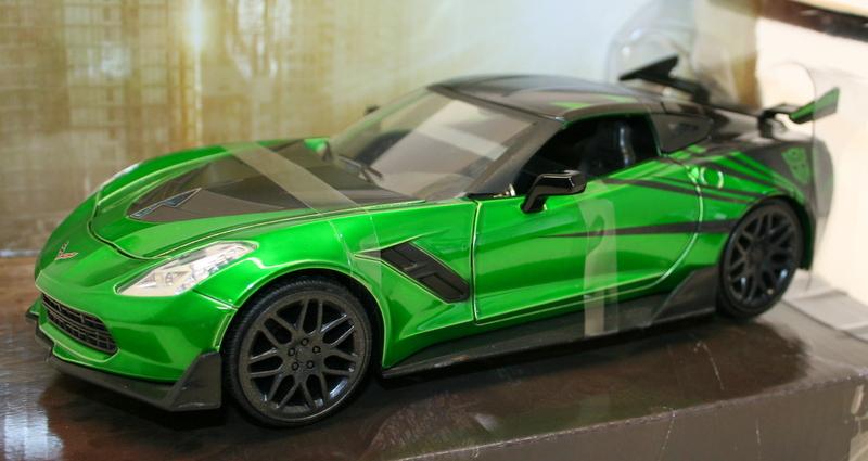 Jada 1/24 Scale 98499 Transformers Metal Car Chevy Corvette Stingray Crosshairs