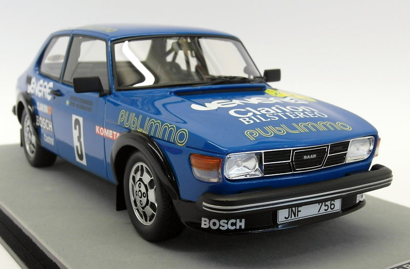 Tecnomodel 1/18 Scale T18-91D Saab 99 Turbo Swedish Rally 1981 #3 Blomqvist