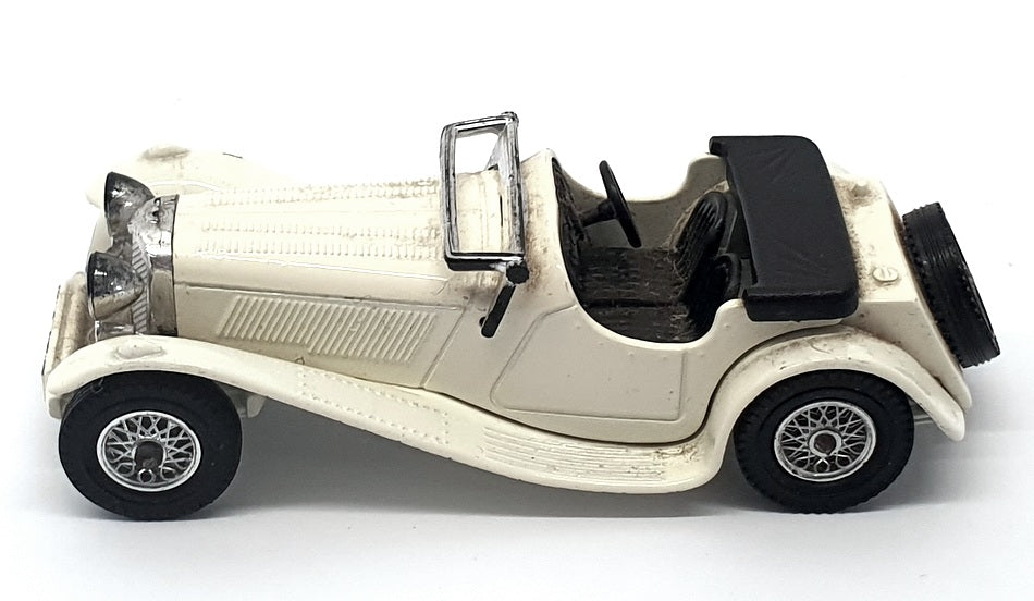 Matchbox Models Of Yesteryear 9.5cm Long Diecast Y-1 - 1936 Jaguar SS-100 White