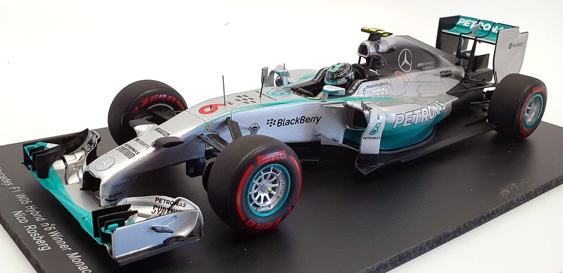 Spark 1/18 Scale 18S141 - 2014 Mercedes AMG W05 #6 Nico Rosberg 1st Monaco
