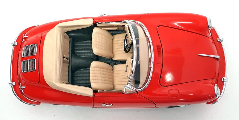 Burago 1/18 scale Diecast 3031 - 1961 Porsche 356B Cabriolet - Red