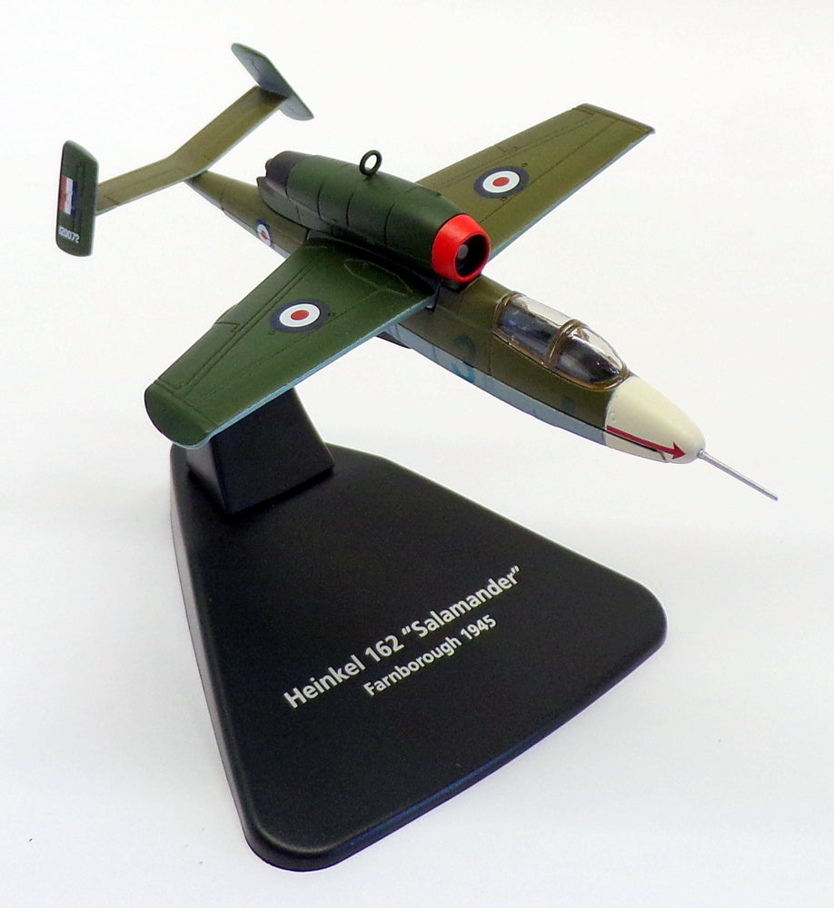 Oxford Diecast 1/72 Scale AC076 Heinkel He162 Air Min 61 W.Nr.120072 RAF '45
