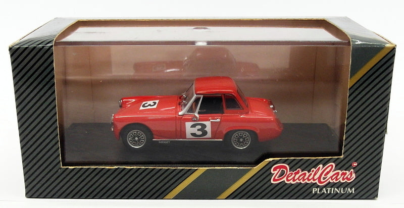 Detail Cars 1/43 Scale ART426 - 1969 MG Midget MkIV Racing Car - Red