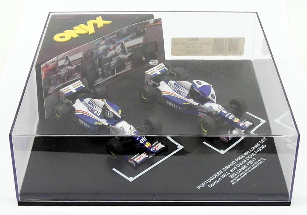 Onyx - 1/43 Scale diecast - S002 Williams FW17 - Damon Hill & David Coulthard