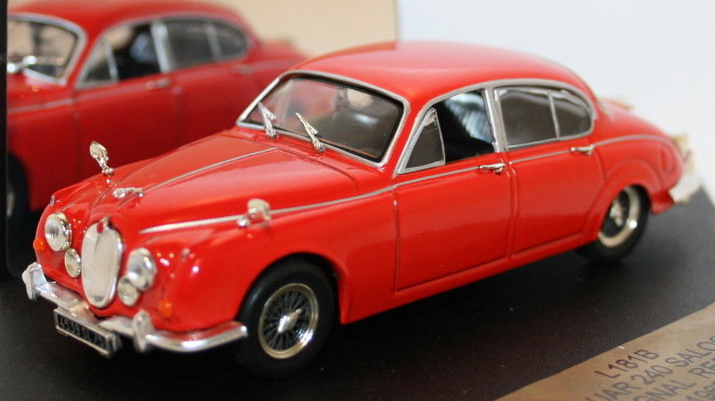 Vitesse 1/43 Scale L181B - 1967 Jaguar 240 Saloon - Signal Red