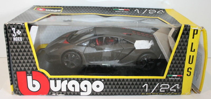 Burago 1/24 Scale 18-21061 - Lamborghini Sesto Elemento - Grey