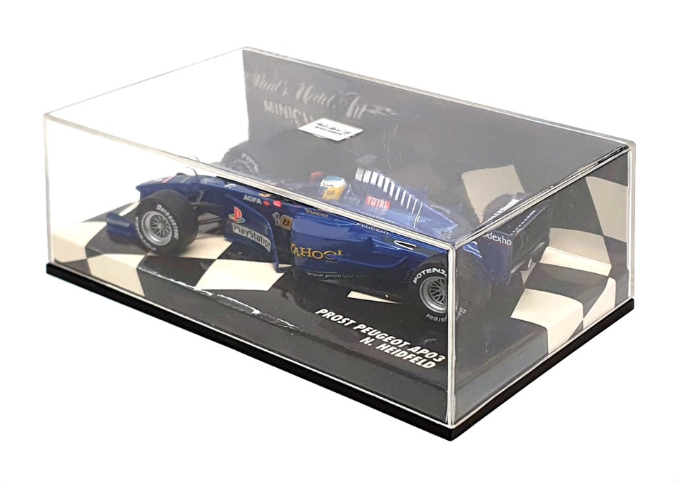 Minichamps 1/43 Scale 430 000015 - F1 Prost Peugeot AP03 #15 Heidfield - Blue