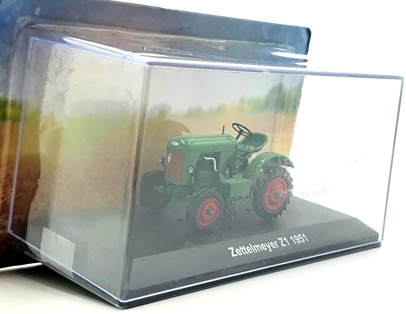 Hachette 1/43 Scale Model Tractor HL52 - 1951 Zettelmeyer Z1 - Green
