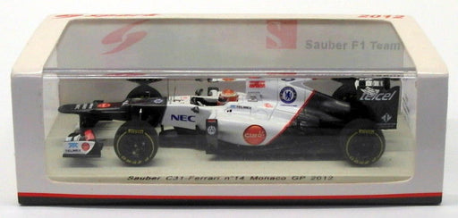 Spark 1/43 Scale S3032 - Sauber C31-Ferrari Monaco GP - #14 K.Kobayashi