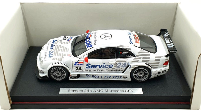 Maisto 1/18 Scale Diecast B6 696 2121 - Mercedes AMG CLK Service 24H Lamy